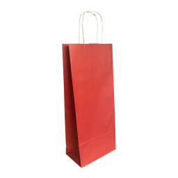 Lot de 50 sacs cadeau bouteille rouge