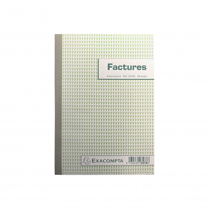 Carnet de 50 factures Manifold Exacompta