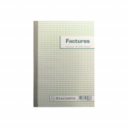 Carnet de 50 factures Manifold Exacompta