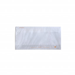 25 Enveloppes précasées blanches 90g auto-adhésives