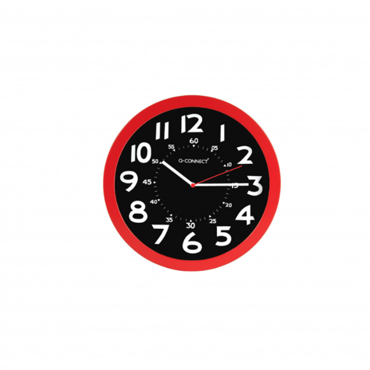 Horloge murale rouge