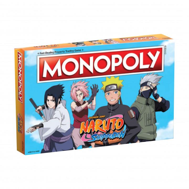 Lot de 3 jeux monopoly - Naruto