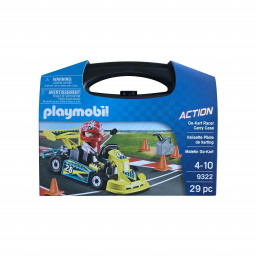 Petite valisette Playmobil pilot karting