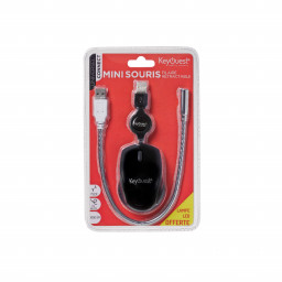 Mini souris filaire Travel + LED